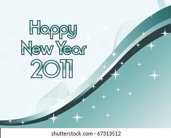 abstrakter stylischer Hintergrund für das neue Jahr 2011