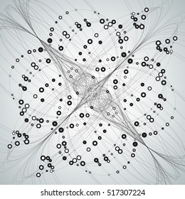 Abstract stylish background, technology illustration