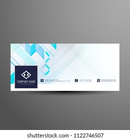 Abstract stylish banner template