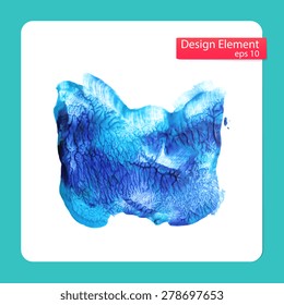 Abstract stylish Blob acrylic paint. Vector illustration 