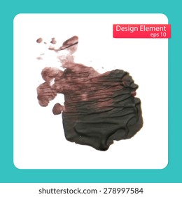 Abstract stylish Blob acrylic paint. Vector illustration 