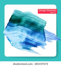 Abstract stylish Blob acrylic paint. Vector illustration 