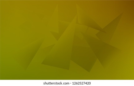 Abstract Stylish Blue Background with Several Colorful Gradient Triangles. Vector illustration, EPS 10. Realistic and 3D.