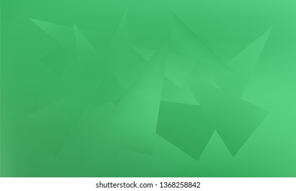 Abstract Stylish Blue Background with Several Colorful Gradient Triangles. Vector illustration, EPS 10. Realistic and 3D.