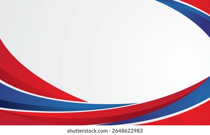 Abstract stylish blue red on white background