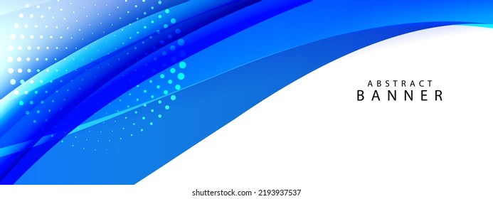 abstract stylish blue wave design background vector