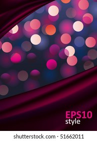 abstract stylish bokeh vector background
