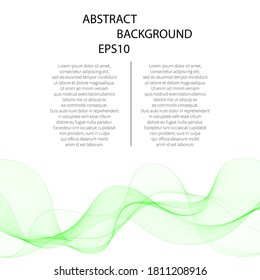 Abstract stylish color wave background