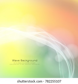 Abstract stylish colorful wave background