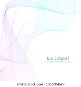 Abstract stylish elegant wavy background