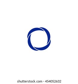 Abstract stylish flat vector logotype template illustration