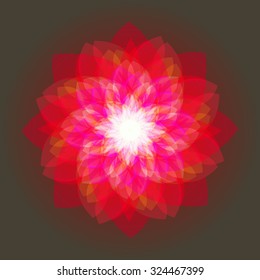 Abstract stylish flower background