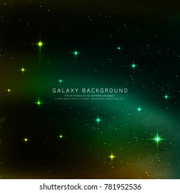 Abstract stylish galaxy background
