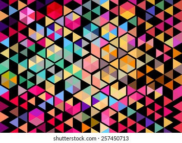 Abstract stylish geometric background