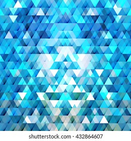 Abstract stylish geometric background with cool summer concept colors and vibrant tone.