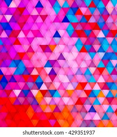 Abstract stylish geometric background with vibrant color tone.