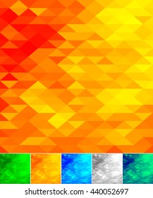 Abstract stylish geometric background with vibrant color tone.