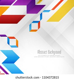 Abstract stylish geometric shape background