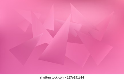 Abstract Stylish Green Background with Several Colorful Gradient Triangles. Vector illustration, EPS 10. Realistic and 3D.