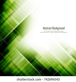 Abstract stylish green geometric background