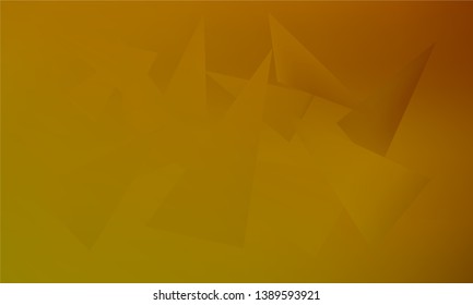 Abstract Stylish Green and Yellow Background with Several Colorful Gradient Triangles. Vector illustration, EPS 10. Realistic and 3D.