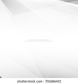 Abstract stylish grey color elegant geometric background