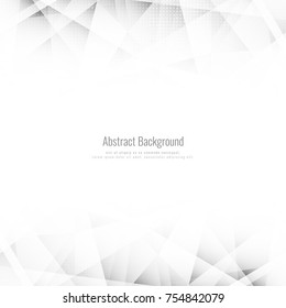 Abstract stylish grey geometric background