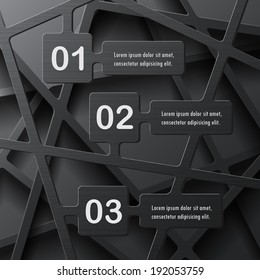 Abstract stylish infographics