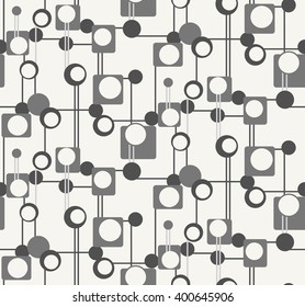 Abstract stylish irregular modern fabric texture - vector seamless pattern