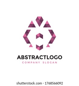 abstract Stylish Lion face creative modern Logo for corporate identity