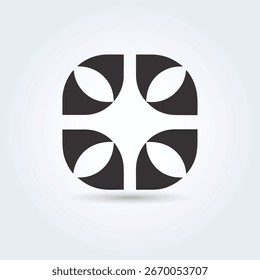 Abstract stylish logo art design