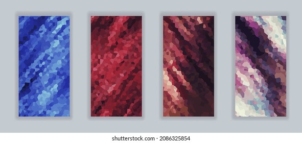 Abstract stylish low poly geometric texture with shapes. Background for banner, flyer, business card, poster, wallpaper, brochure