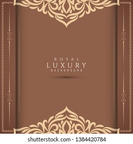Abstract stylish luxury brown background