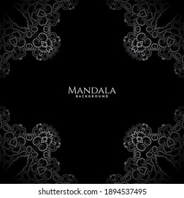 Abstract stylish mandala luxury pattern design background