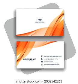 Abstract stylish modern business card pattern vector