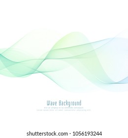 Abstract stylish modern wavy background