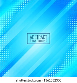 Abstract stylish Mosaic blue background