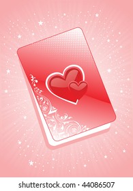 abstract stylish pattern background for romantic day