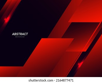 Abstract stylish red geometric dynamic pattern design background
