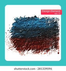 Abstract stylish relief Blob acrylic paint. Vector illustration 