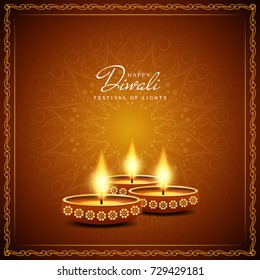 Abstract Beautiful Happy Diwali Background Stock Vector (Royalty Free ...