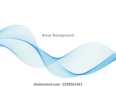 Abstrakter, stylischer, glatter, blauer Hintergrund