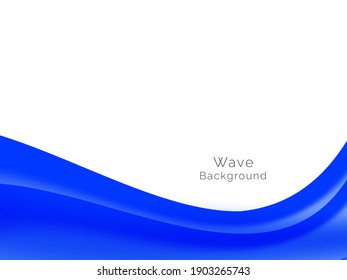 Abstract stylish smooth dynamic wave background