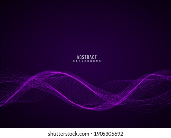 Abstract stylish smooth dynamic wave background