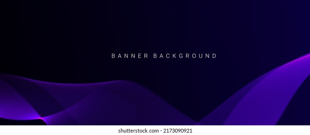 Abstract stylish smooth dynamic wave background vector
