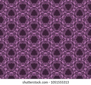 Abstract stylish texture. Repeating background with chaotic ornament. Vector seamless pattern. For design, wallpaper, textile