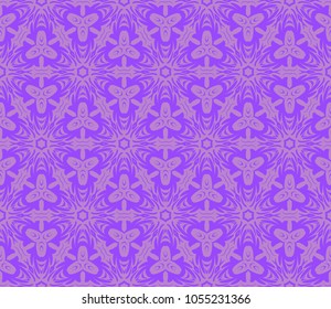 Abstract stylish texture. Repeating background with chaotic ornament. Vector seamless pattern. For design, wallpaper, textile