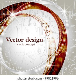 Abstract stylish vector background with effects of lighting