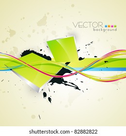 abstract stylish vector design art