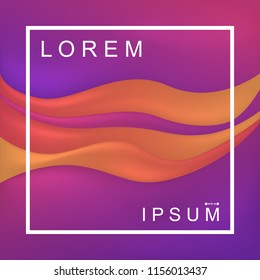 Abstract of stylish violet color in fluid background, illustration vector eps10